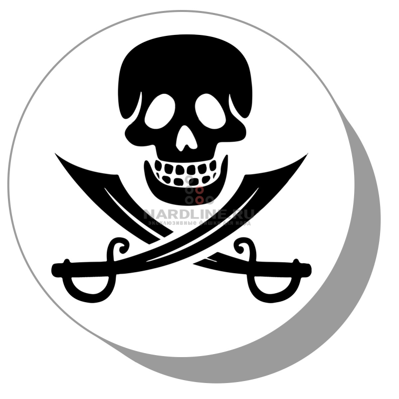 Весёлый Роджер знак пирата