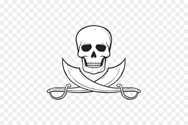 Весёлый Роджер знак пирата