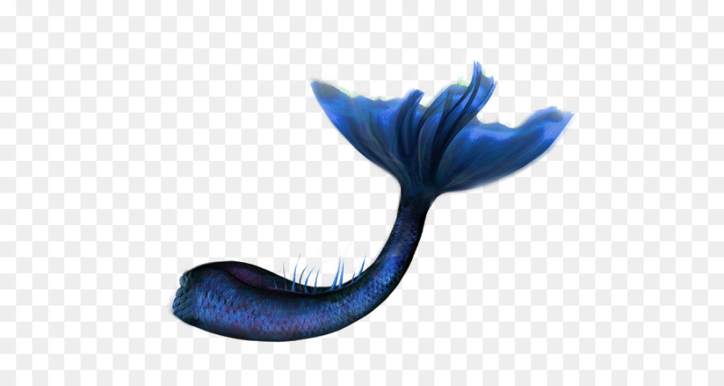 Русалка с синим хвостом