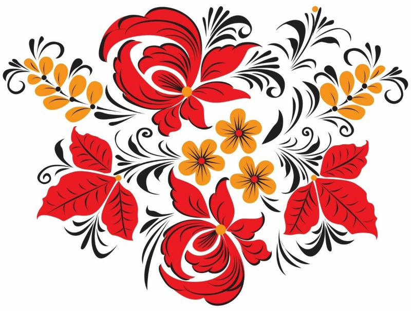 Русские народные узоры и орнаменты Хохлома