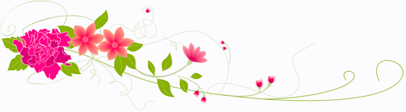 Полоса из цветов