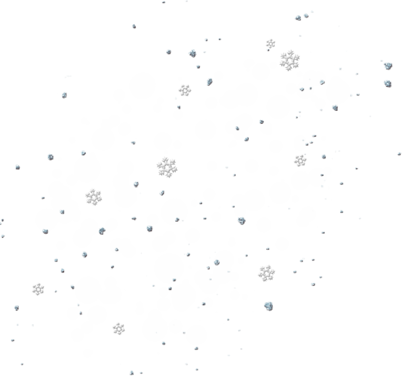 Снег на прозрачном фоне