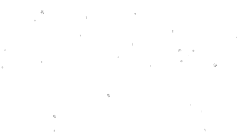 Падающие снежинки на прозрачном фоне анимация