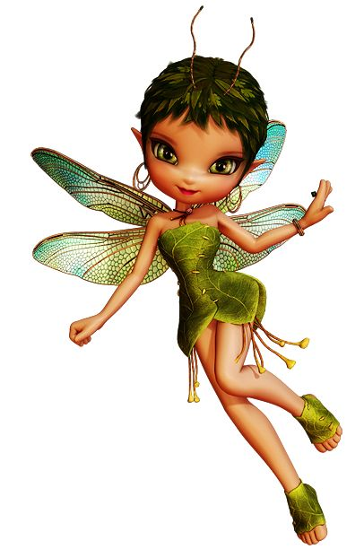 Эльф с крыльями