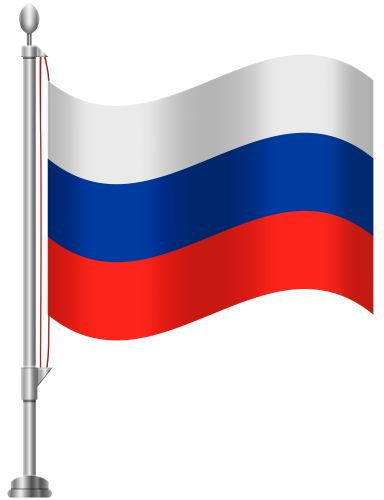 Флаг России вектор флагшток рисунок