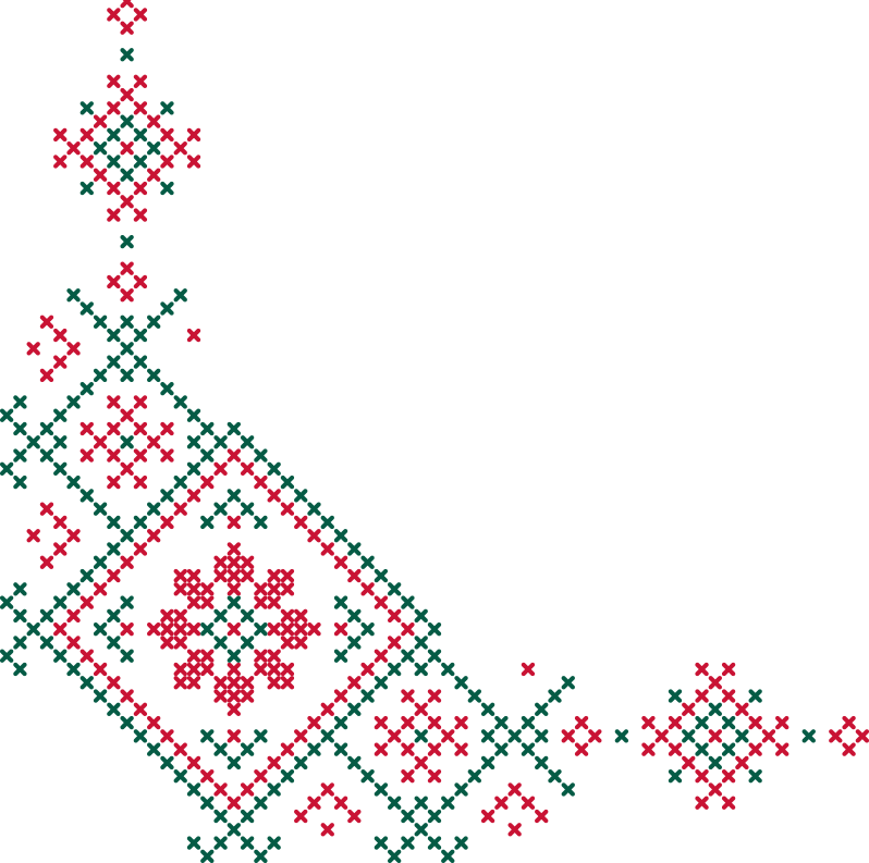 Белорусский орнамент на белом фоне