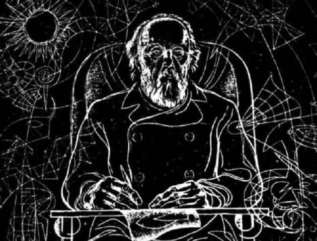 Циолковский гравюра