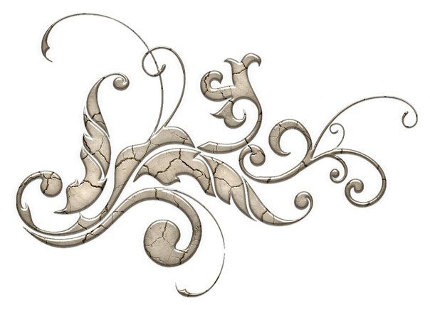 Орнамент на прозрачном фоне