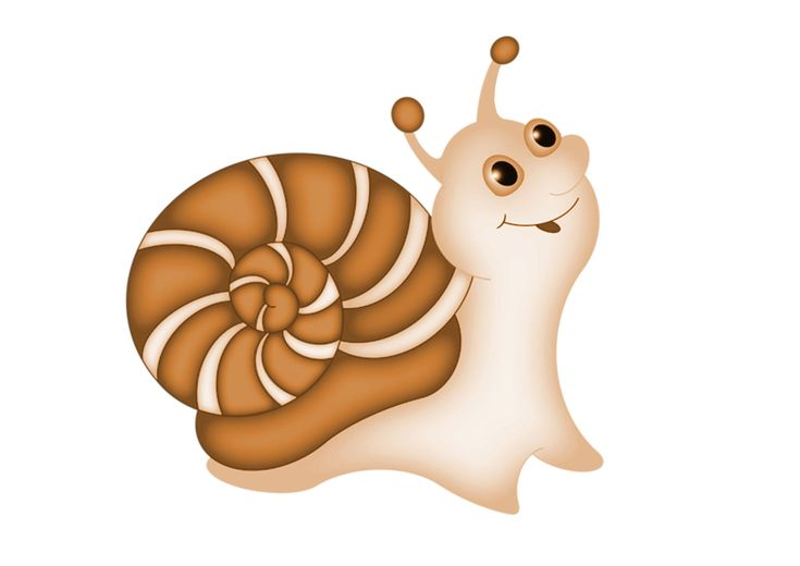 Улитка рисунок для детей