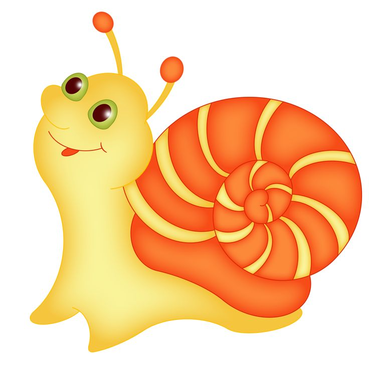 Мультяшные улитки