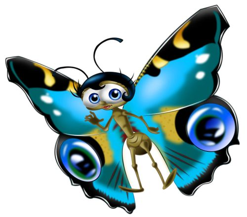 Бабочки детские