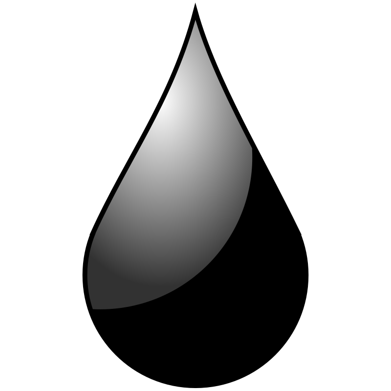 Капля на прозрачном фоне