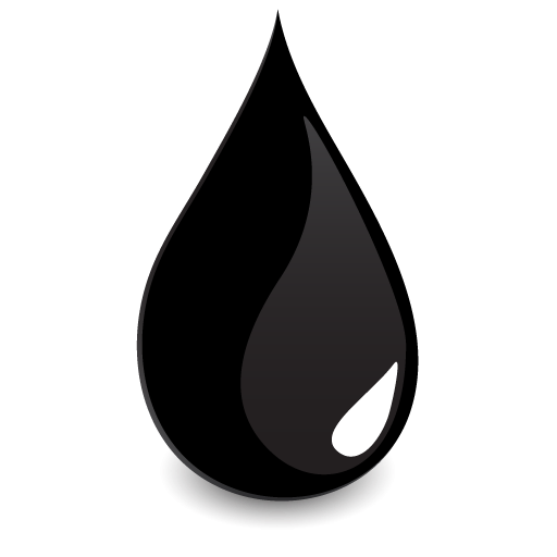 Капля черного цвета