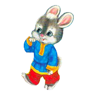 Герои сказки Теремок Зайка