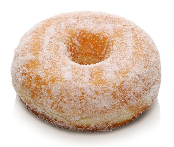 Пышки с сахарной пудрой