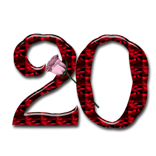 Красивая цифра 20