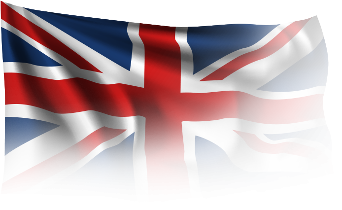 Флаг Великобритании развивающийся