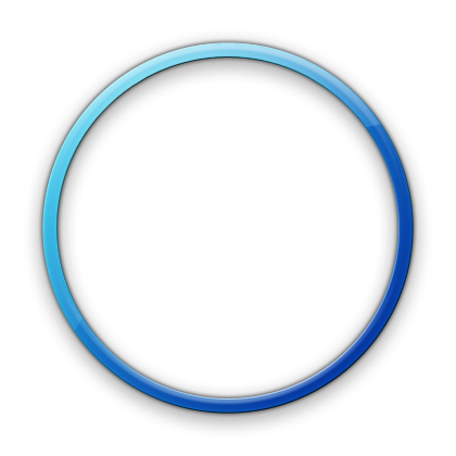 Круг с голубой окантовкой