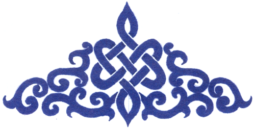 Бурятский молоточный орнамент