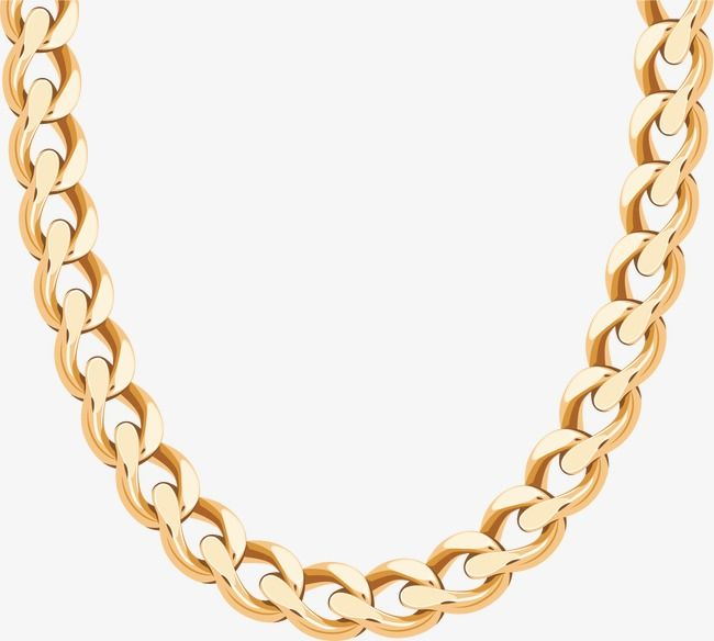Цепь Chain Necklace золотой