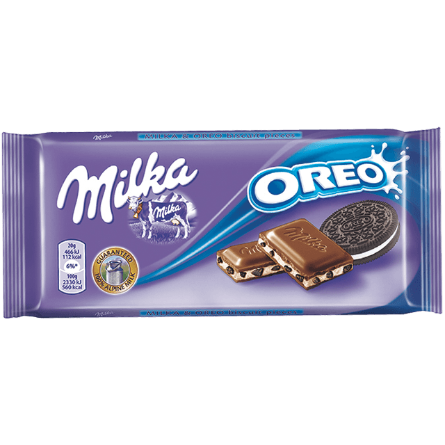 Милка Орео белый 100гр изображение