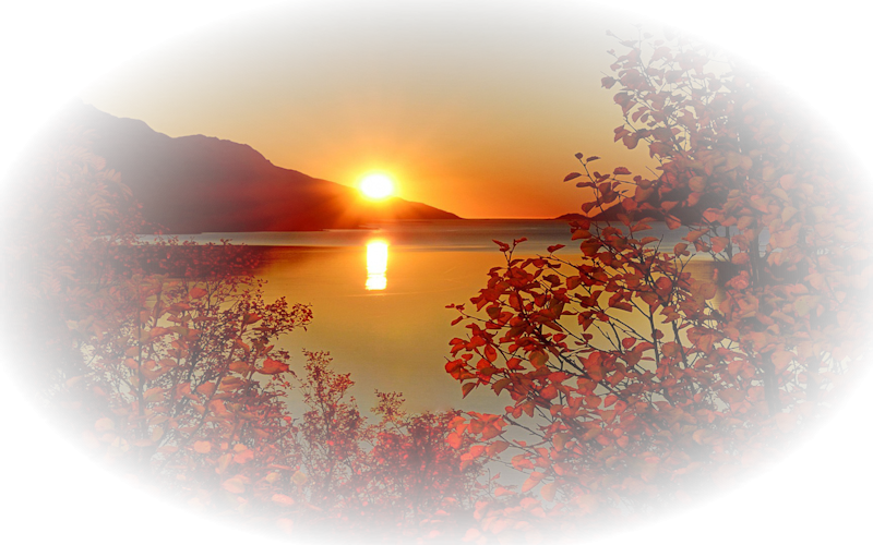 Пейзаж на прозрачном фоне для фотошопа