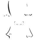 Аниме нос девушки