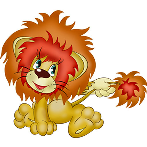 Львенок мультяшный