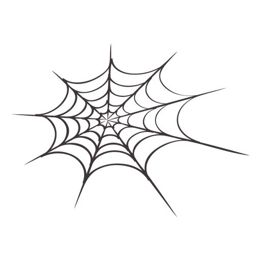 Паутинка на прозрачном фоне