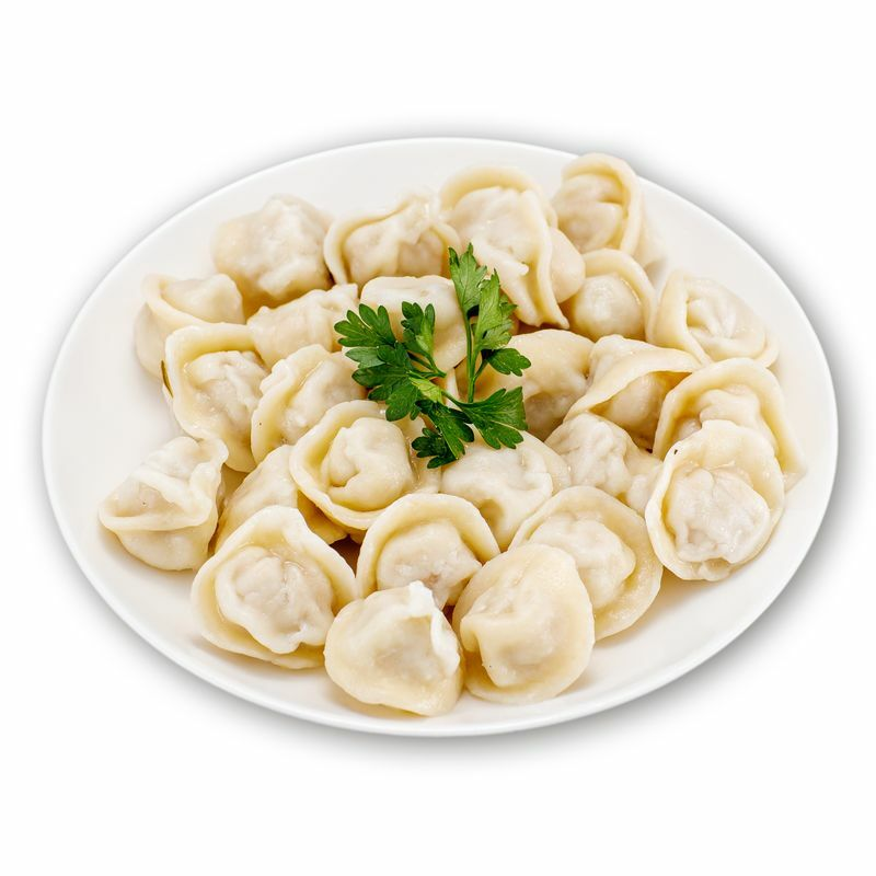 Пельмени на тарелочке