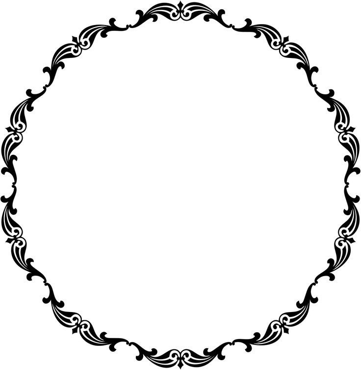 Круглый орнамент