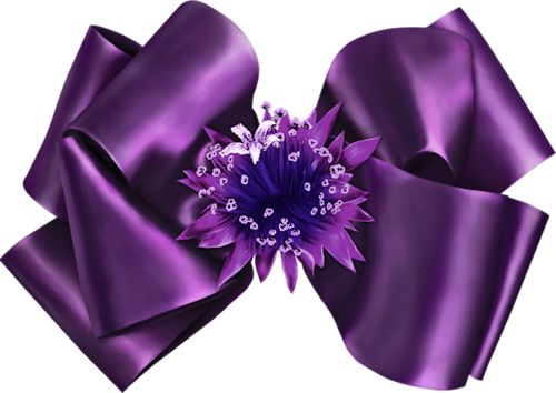 Сиреневый бантик