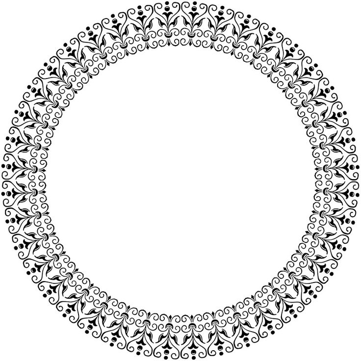 Круглый узор