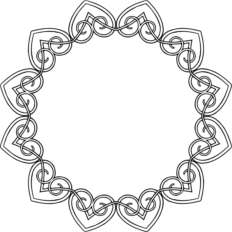 Круглая рамка