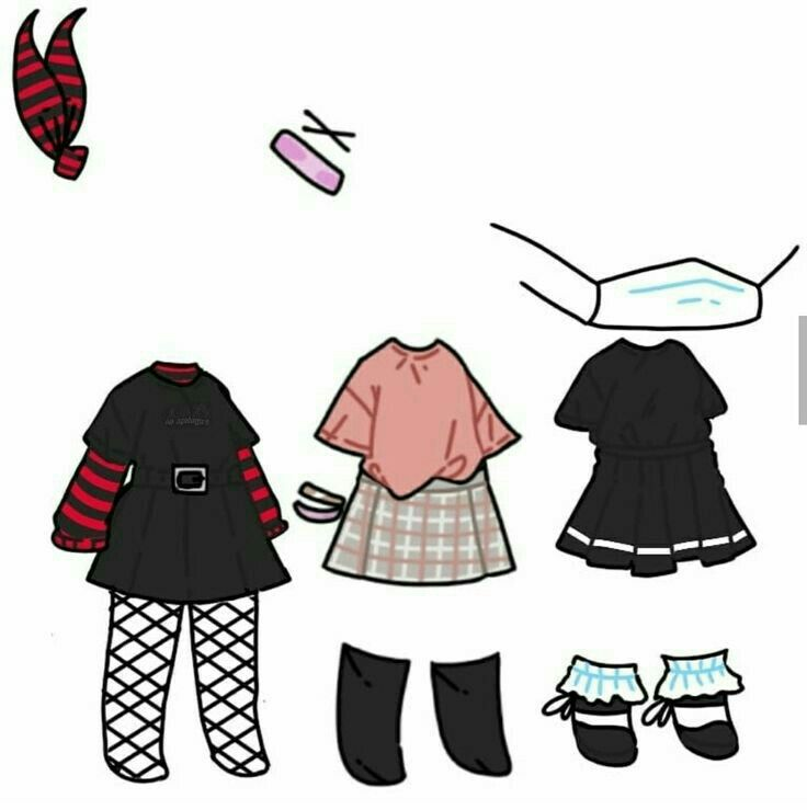 Гача лайф из пинтереста одежда