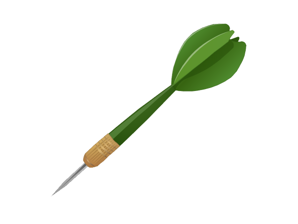 Ребенок с дротиком