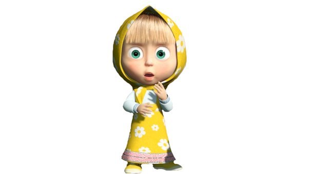 Маша из Маша и медведь без фона