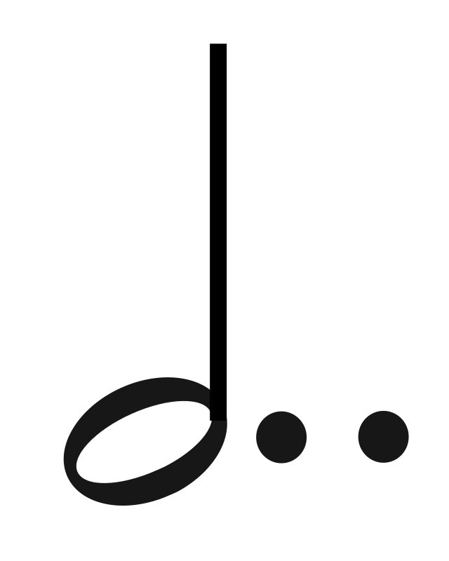 Половинная с точкой