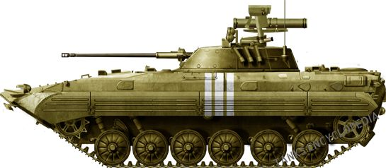 БМП 2 вид сбоку