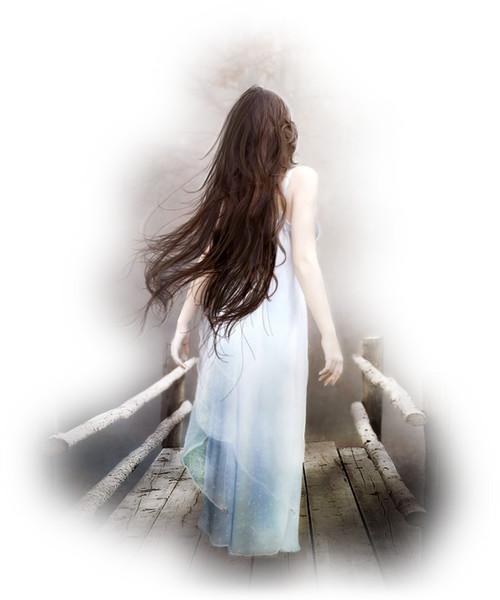 Девушка в белом платье