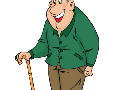 Старик мультяшный