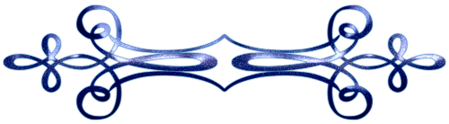 Вензеля синего цвета