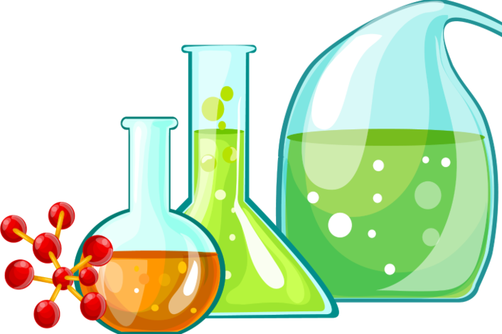 Колба без фона