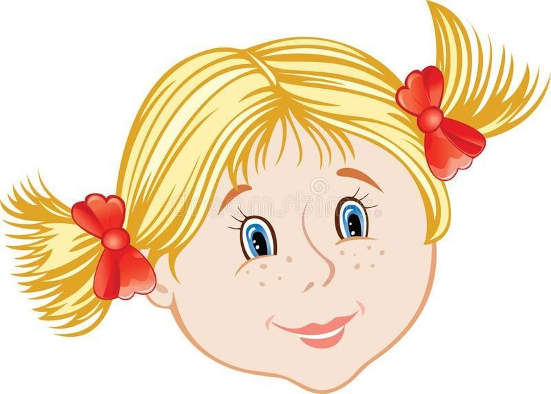 Голова девочки