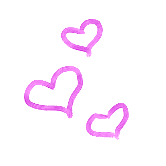 Наклейки "сердечки"