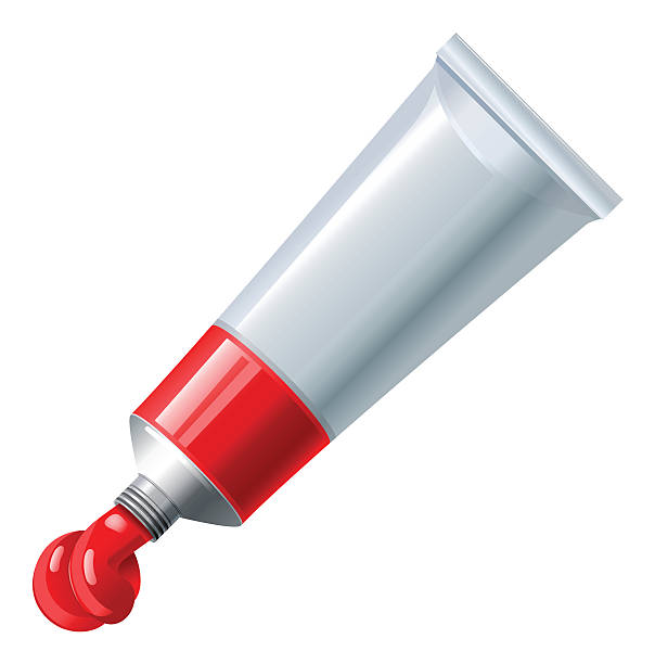 Тюбик с выдавленной краской