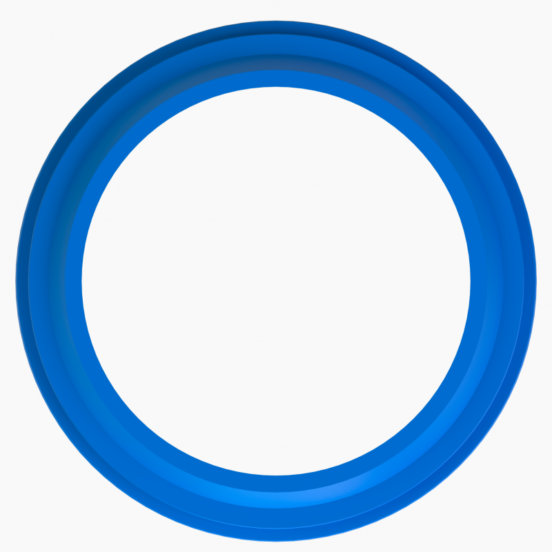Синий круг на прозрачном фоне