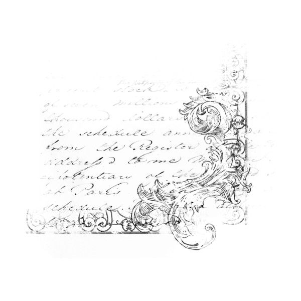 Рукопись на прозрачном фоне