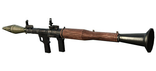 РПГ на белом фоне