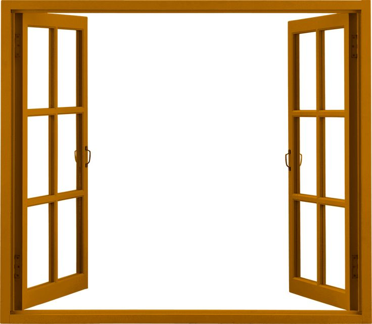 Окно на прозрачном фоне